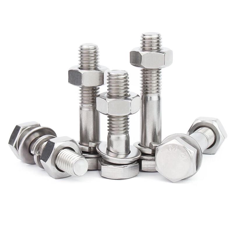 Zhongge 304 Stainless Steel Half-Thread Hex Bolt