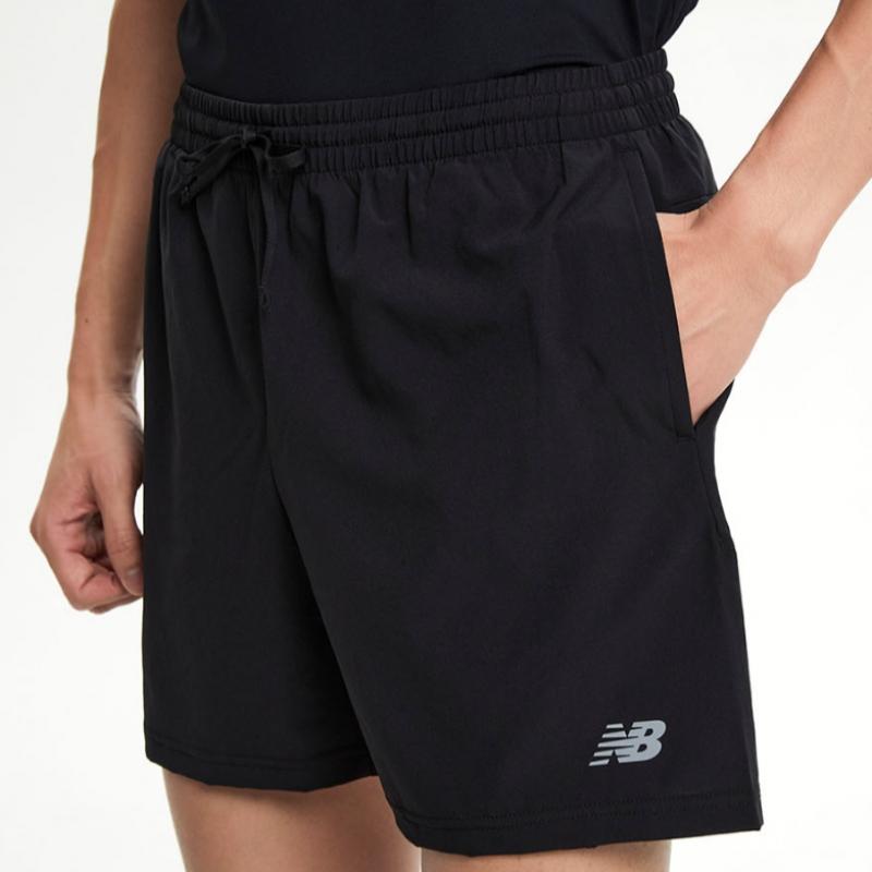 New Balance Nbnvf26201 Men Sports Essentials 4 Part 2 In 1 Woven Shorts  Black 