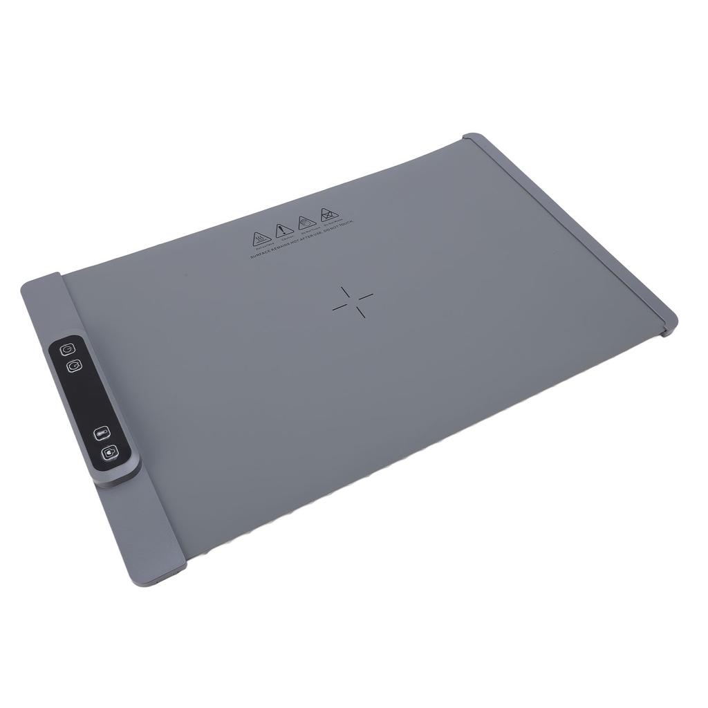 Electric Warming Tray Full Surface Heating Rollable Portable Silicone 3 Temperature Settings