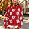 Kids Christmas Pullover Sweater with Graphic Knit Top for Holiday Party