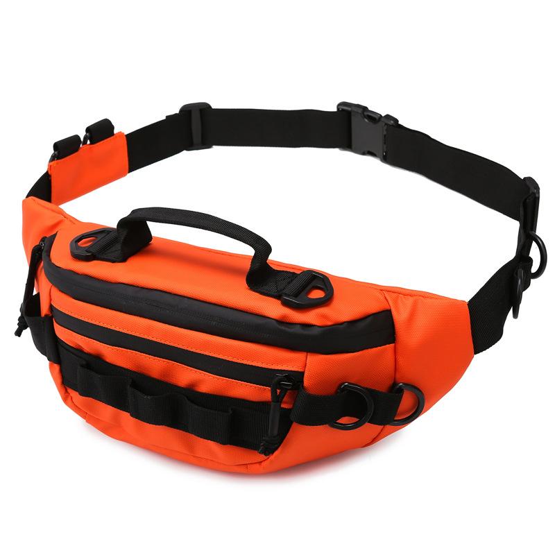 

Уличная сумка для мужчин, рыболовная поясная сумка, водонепроницаемая тактическая поясная сумка, многофункциональная, противоугонная, для рыболовных снастей, для кемпинга на открытом воздухе оранжевый