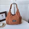 Single-shoulder Bag, Fashionable Tote Bag, Simple and Large Capacity School Bag with Single Shoulder Strap