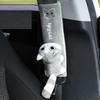 Cute Animal Pattern Plush Car Seat Belt Pads with Shoulder Strap Cushion Cover