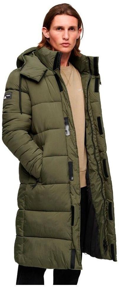 Зимняя куртка Superdry Rips Longline Puffer Jacket (M5011759A) зеленый