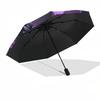 1pc Purple Heart with Wings Umbrella with Plastic Handle,Compact & Stylish,Cartoon Pattern,Outdoor UmbrellaPT438
