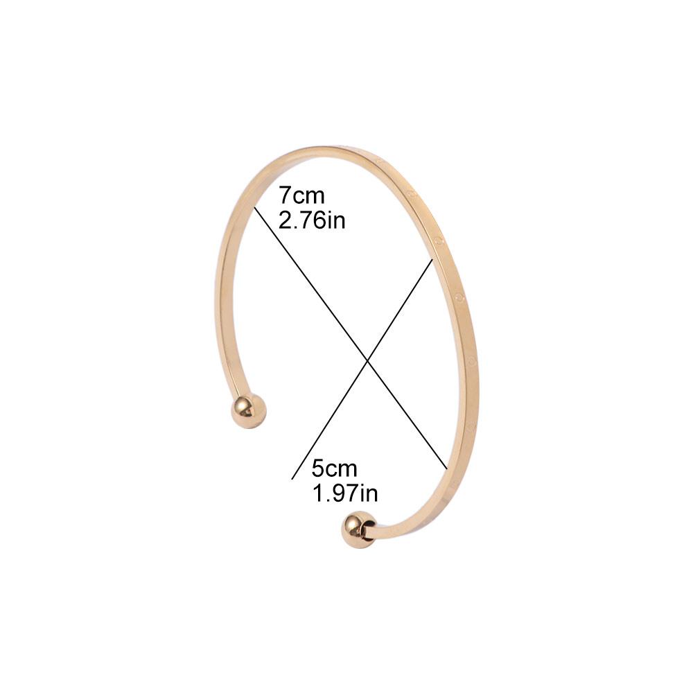 Fashion Hand Jewelry Bangle High-end Hand Ornament Shimmering Light Luxury Bracelet  Wedding