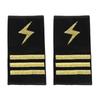 Captain Pilot Epaulets 1 Pair Professional Uniform Shoulder Straps with 1/2/3/4 Gold Silver Bar