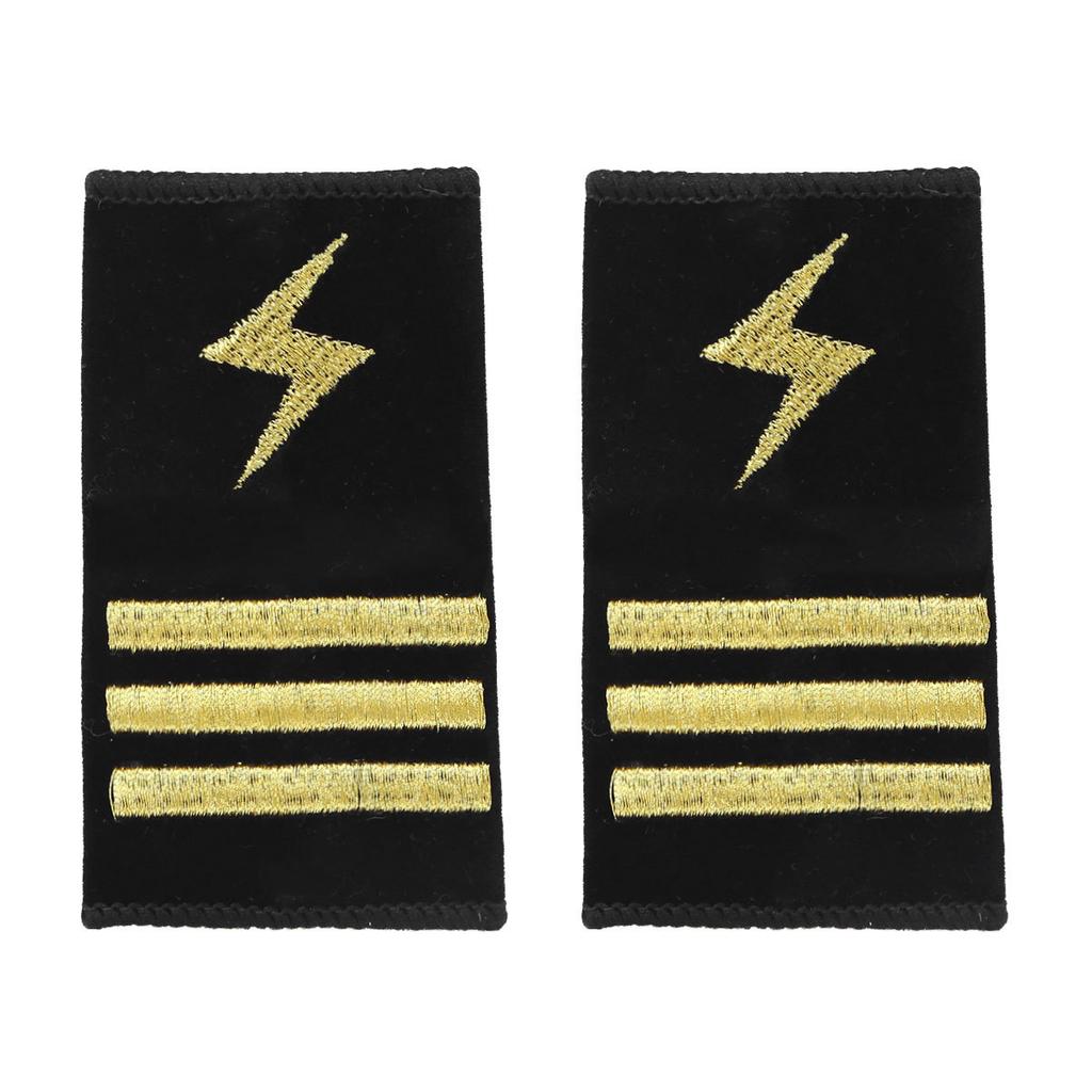 Captain Pilot Epaulets 1 Pair Professional Uniform Shoulder Straps with 1/2/3/4 Gold Silver Bar