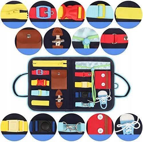 Sensory Educational Interactive Manipulative Board Montessori