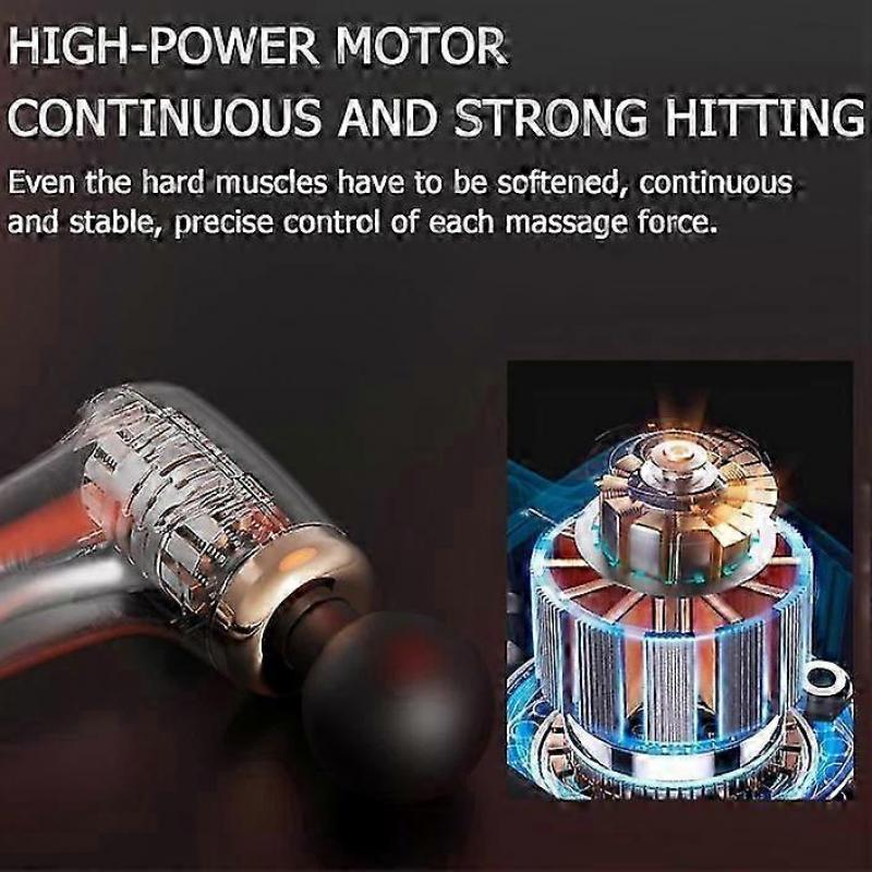 Electric Fascia Gun Massager Body Relaxation Trigger Point Massage Machine for Fitness Hammer Home Handheld Hammer