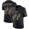 Pánský dres NFL týmu Bavlněná směs Fanouškovské oblečení Raiders 28 Saints 13 Cowboys 54 Eagles 86 Panthers 22 49ers 85 Černá zlatá edice