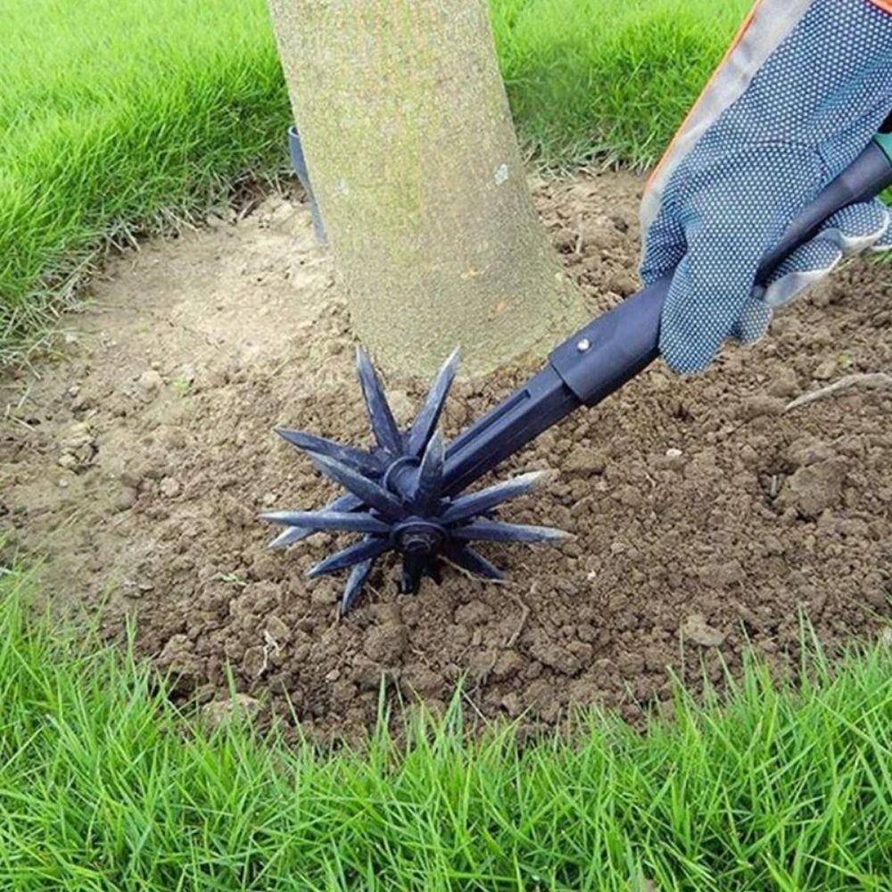 Detachable Rotary Cultivator Hand-Held Soil Loosener Durable Manual Aerators  Transplant