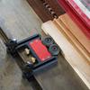 Double Wheel Bearing Stock Roller with Sliding Block Table Saw Feeding Guide Roller Table Saw Accessories for Woodwork