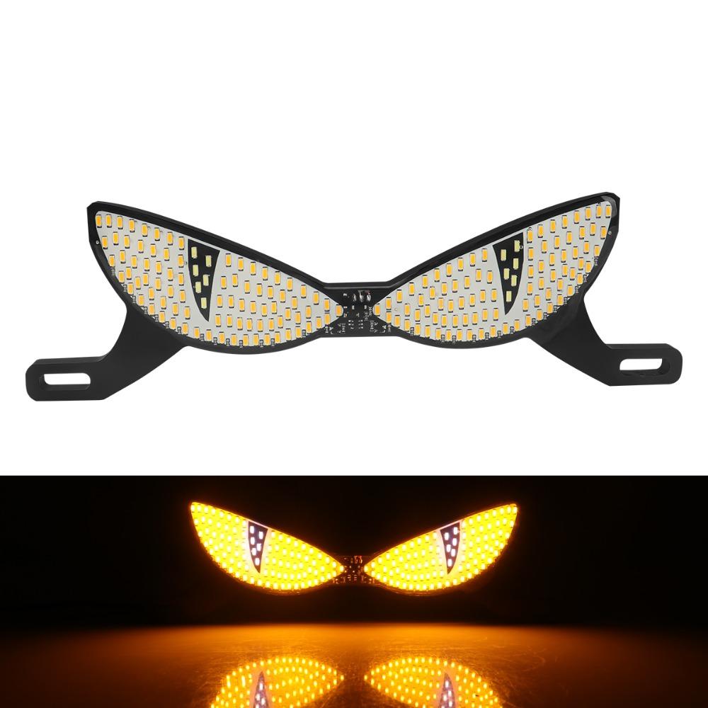 LED License Plate Light Multicolor Flashing LED Devil Eye Light LED Cat s Eye Light  Signal Light