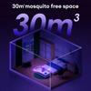 Skládací elektrická past na plácání proti komárům USB dobíjecí lapač hmyzu na komáry s UV Light Bug Zapper 3000V