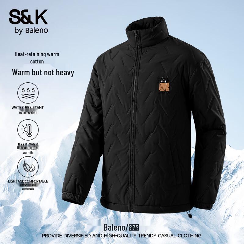 

Baleno S&K Series Plush-Lined Cartoon Print Winter Jacket 2XL