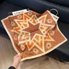 New 71 * 71cm Korean version small square scarf women's silk scarf spring and summer thin sunscreen scarf neck protection tied bag headband scarf