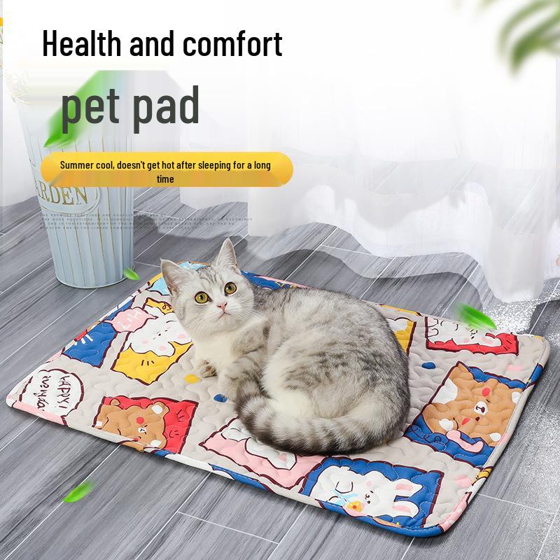 Pet Floor Mat: Four Seasons Dog and Cat Sleeping Pad, Cotton Bed Mat