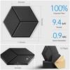12 PCS Self-adhesive Hexagonal Acoustic Panels Acoustic Foam Panels Y-shaped Liner Design Absorbs Noise and Eliminates