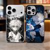 K-Killua Zoldyck H-Hunter X Hunter Phone Case For iPhone 17, 16,15,14,13,12,11 Plus,Pro Max, Colorful Silver Funda Cover