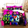 3D Print Music Migos Bedding Set Single Twin Full Queen King Size Bed Set Adult Kid Bedroom Duvetcover Sets Anime