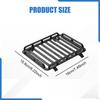 1/10 RC Car Roof Rack Luggage Modified Convenient Lightweight Practical Replacement
