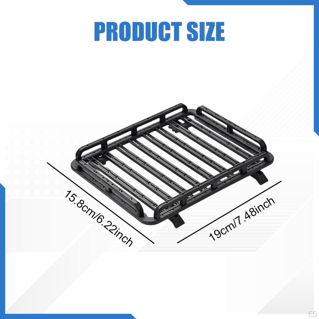1/10 RC Car Roof Rack Luggage Modified Convenient Lightweight Practical Replacement