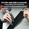 1Pc Car Safety Hammer Mini Auto with a Multi-functional Escape Hammer to Break the Glass Rescue Hammer Auto Window One Second
