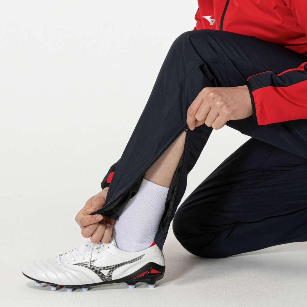 Soccer Warmer Pants, Padded, Water-Repellent, Unisex, Black, Size M (P2MFB591)