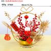 Chinese Year Ornaments Desk Night Light Lighted Artificial Potted Flower for Wedding