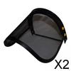 2x Forestry Screen Visor, Face Protection Mesh Visor for Gardening Mowing