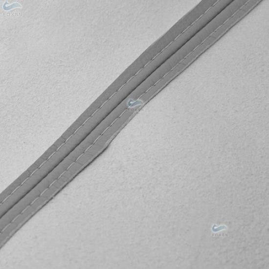 For 2009-2014 Acura TSX New 2*Front Door Armrest Panel Micro GRAY Leather Cover