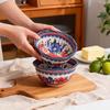 2026 Underglaze Ceramic Bowl: Elegant Rice and Yogurt Bowl for Home, Perfect for Soup and Meals