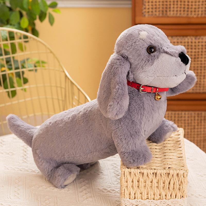 Cute Dachshund Dog Doll Plush Toy Dog Doll Girl Sleeping Soothing Pillow Ragdoll