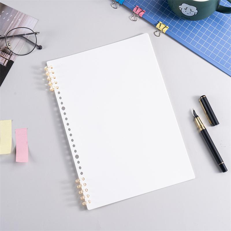 A4 B5 A5 4Pcs DIY Loose Leaf Notebook Refill Spiral Cover Index Paper Inner Pages Daily Planner Line Grid Blank Agenda