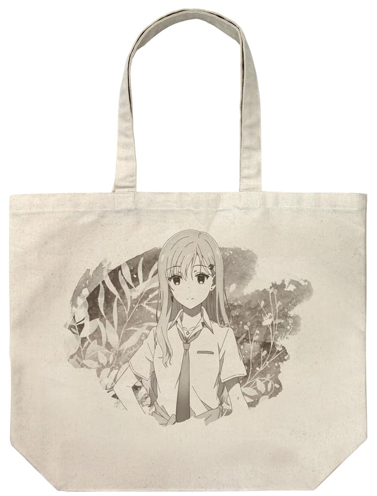 

2D Cospa TV Anime Saki Ayase Water Color Large Tote NATURAL [Official] “Sister-in-Law Life”