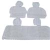 Set da 7 Pezzi Coprisedile Mezzo Sedile Auto in Pizzo Ricamato Accessori Interni Auto per Toyota Corolla