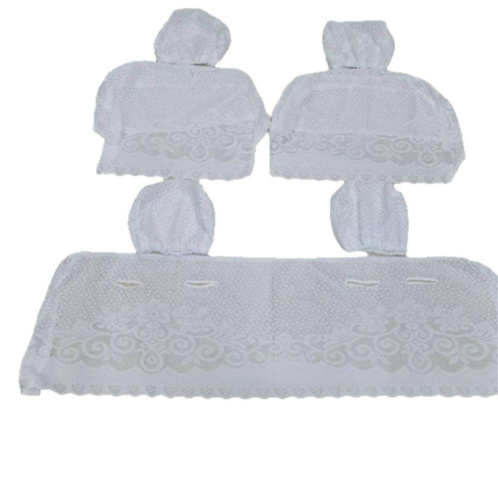 Set da 7 Pezzi Coprisedile Mezzo Sedile Auto in Pizzo Ricamato Accessori Interni Auto per Toyota Corolla