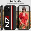 Sci-Fi Video Game M-Mass Effect Phone Case Black Matte Thin Phone Case For iPhone17 16 15 14 13 ProMax