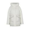 Down Cotton Clothing Women's Winter Small Style Mid-length Small Children's Winter Hooded Wide