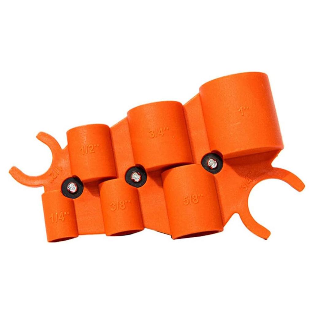 Pipe Deburring Tool Set Plastic Texture for Efficient Burr Removal and Precise Depth Measurement in Plumbing Projects