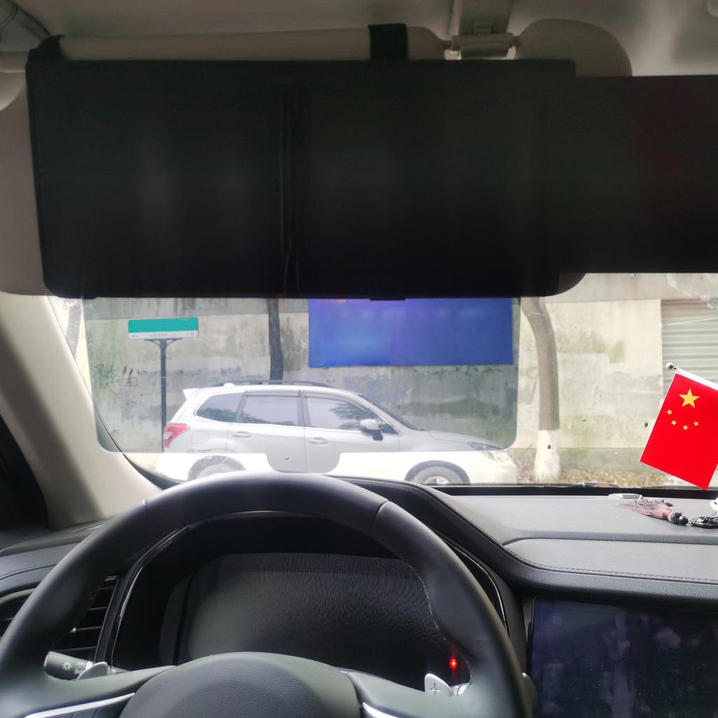 Sun Visor Extender For Cars Zipper Retractable Car Sun Shield Extension Adjustable Sun Visor Extension Universal Sunshade Cars