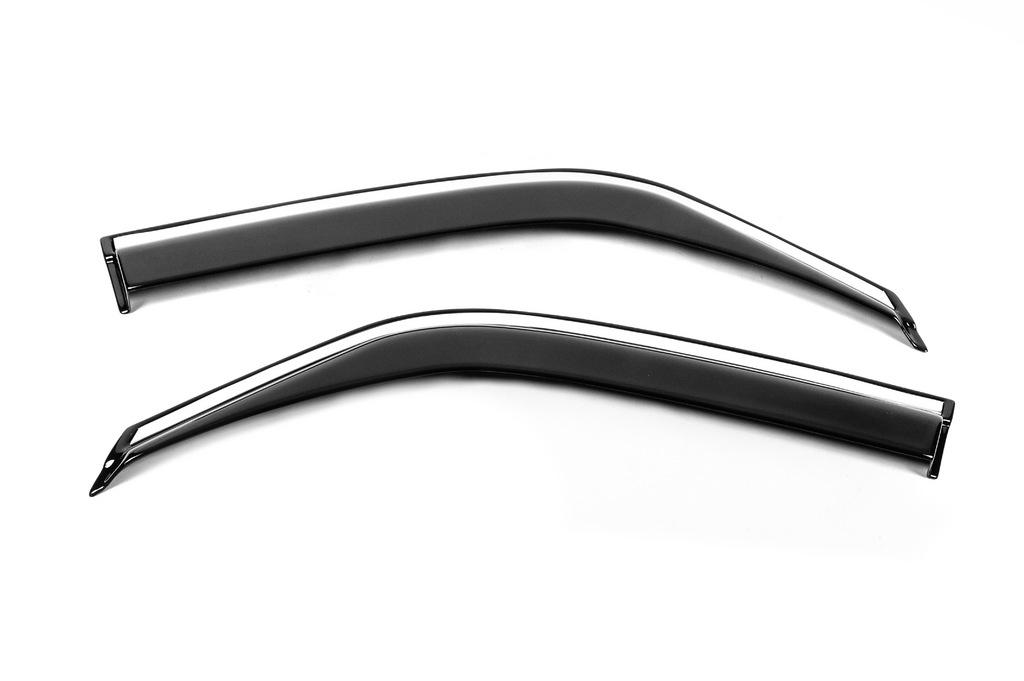 Ветровики (2 шт, EuroCap, Chrome) для Volkswagen Crafter 2006-2016 гг