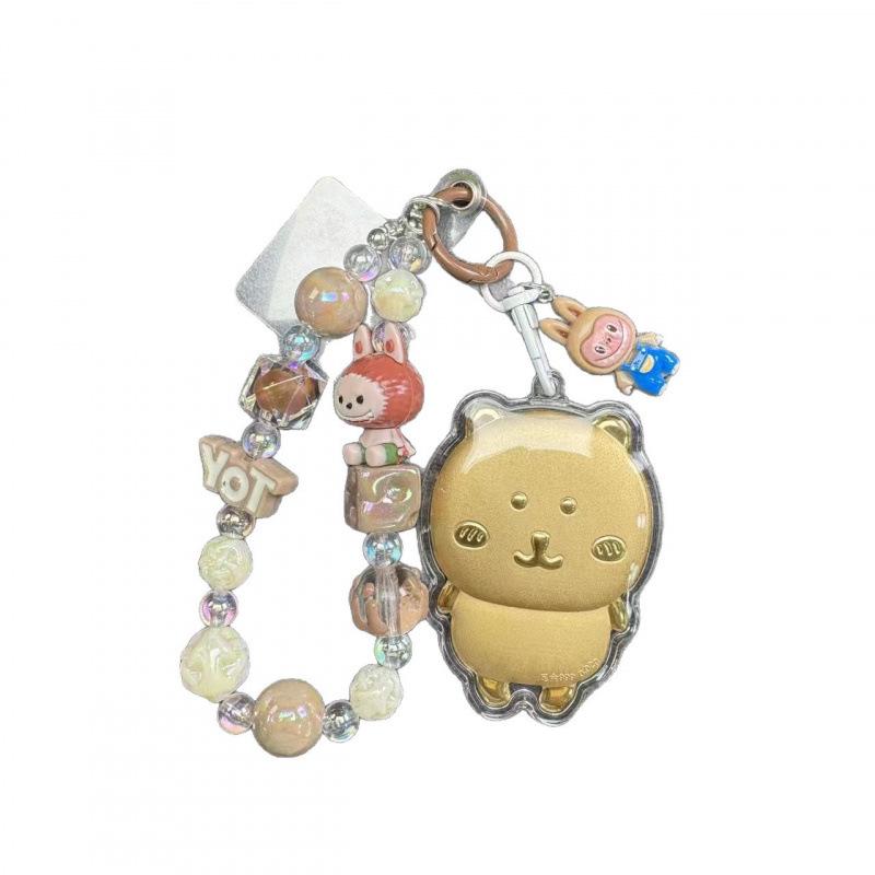 Chiikawa Usagi Go-Kawaii Zlatý 999 Korálkový Klíčenka & Přívěsek na Tašku