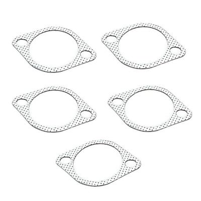Aramox Muffler Gasket, 5 Piece 3" Ceramic Exhaust Pipe Metal Gasket with Reinforced Ring 3" 76mm Down Pipe