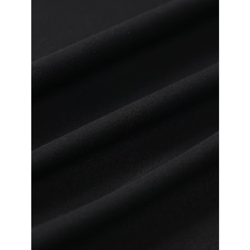 Women's Polyester Short Sleeve Tee Solid Color Office