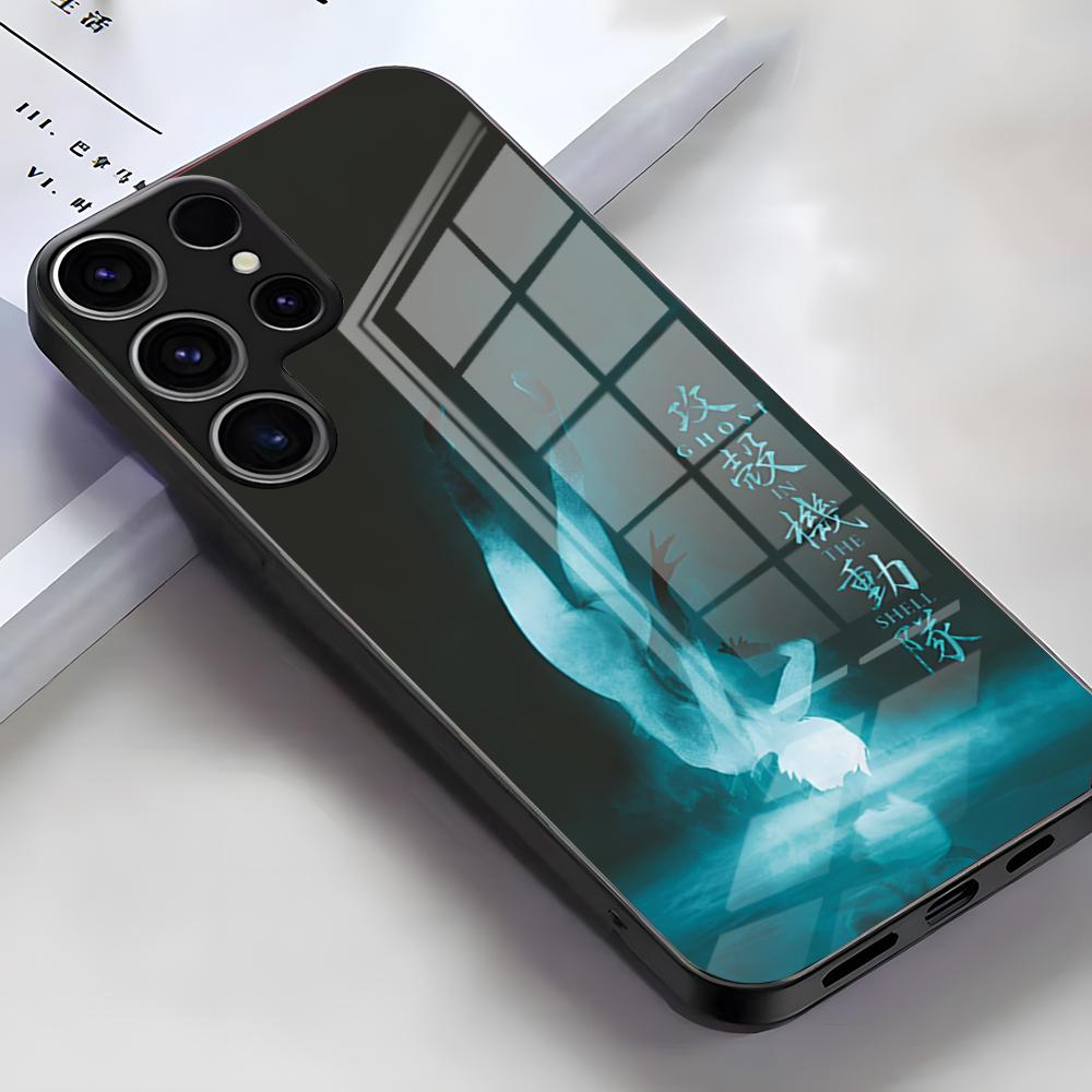 Ghost In The Shell Phone Case For Samsung S26 S25 Edge Ultra S23 S22 S21 S20 Ultra Plus S24 Fe A54 A53 A25 Glass Cover