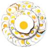 50 Egg Stickers: Cartoon Food Graffiti, Waterproof Fried Egg Decor for Refrigerator, Lunch Box, Diary