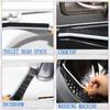 2Pcs Crevice Cleaning Brush Multifunction Gap Cleaning Brush Tool Bathroom Shower Groove Cleaner Brush with Hard Bristle