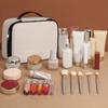 3 In 1 Pu Makeup Storage Bag Portable Large Capacity Multipurpose Washing Cosmetic Bag Freely Split Cosmetic Organizer Bag